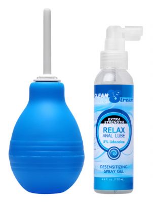 CleanStream Anal Lube and Enema Kit