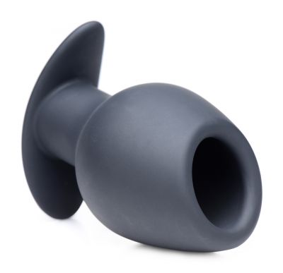 Ass Goblet Silicone Hollow Anal Plug - Large