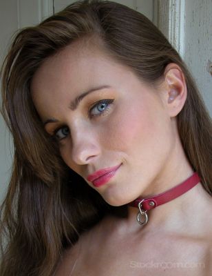 Leather Choker With O Ring