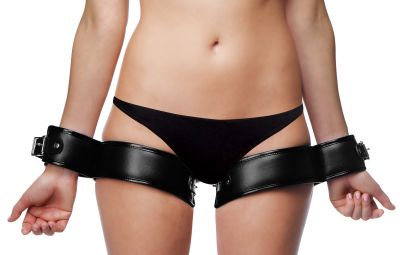 Faux Leather Thigh Cuff Restraint System