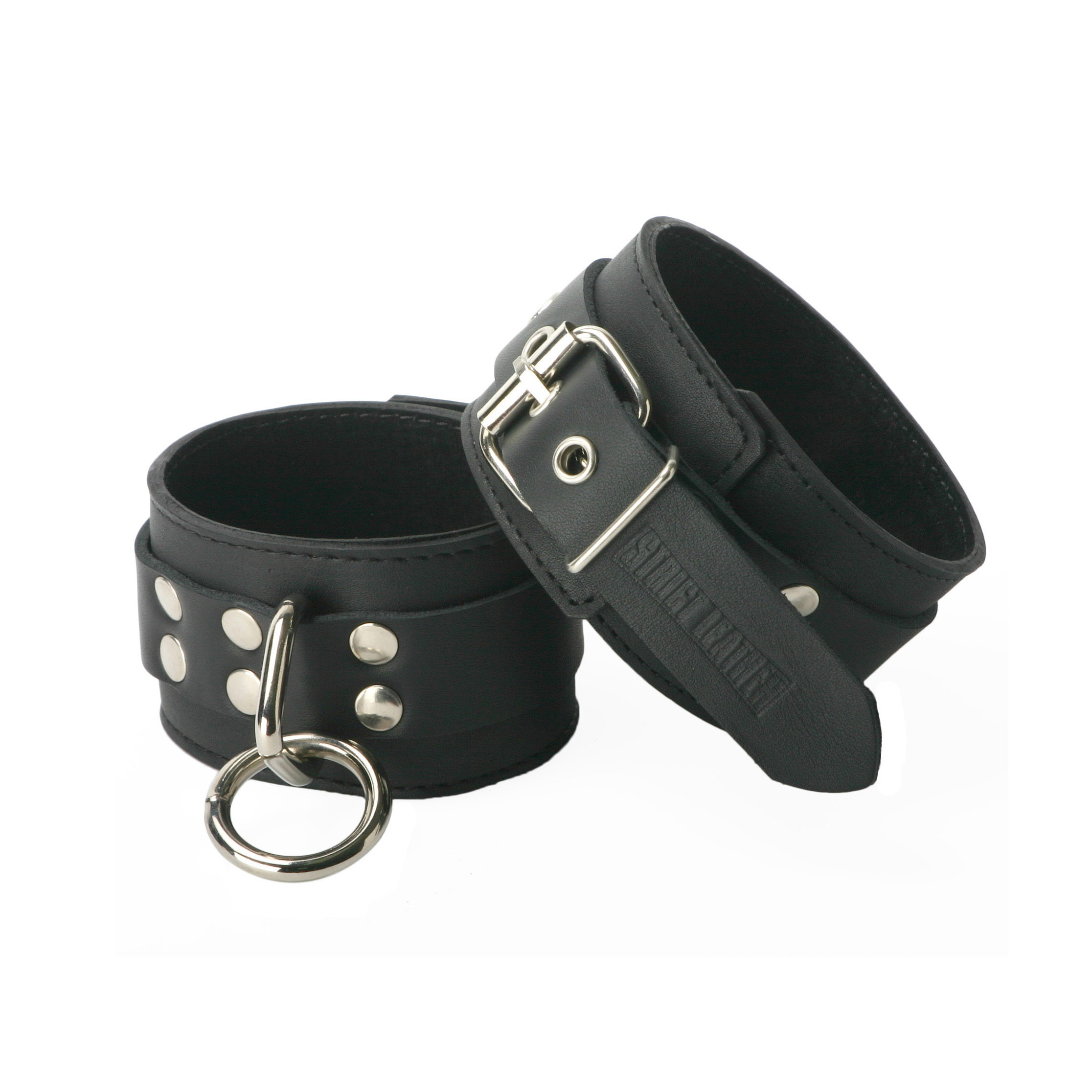 Strict+Leather+Suede+Lined+Wrist+Cuffs