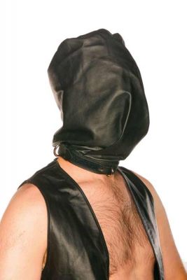 Spartacus Leather Bag Style Bondagr  Hood