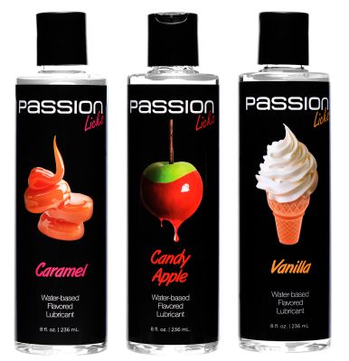 Passion Licks 3 Flavor Lube Pack- Sweets