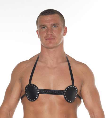 Mens+Leather+Nipple+Harness+Bra+With+Spikes+Inside