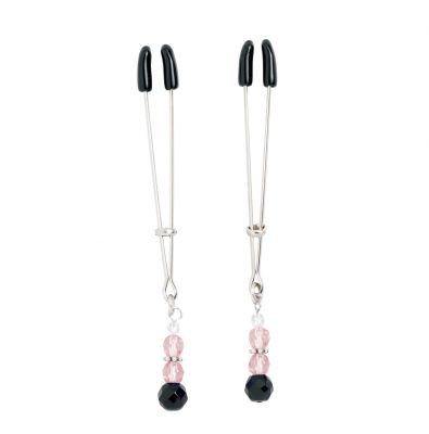 Tweezer Nipple Clamps With Glass Beads