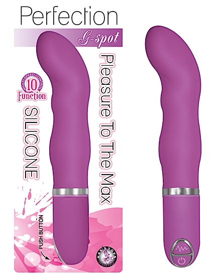 Perfection+G+Spot+10+Function+Silicone+Vibrator+Waterproof+6+Inch