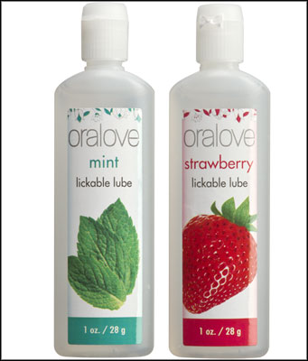 Oralove Delicious Duo Lickable Strawberry And Mint Lubes