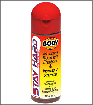 Body Action Stayhard Water Based Lubricant