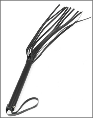 Leather Flogger Whip With Eight Strings