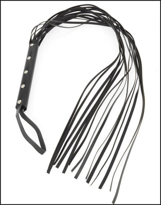 Leather Flogger Whip with 8 Strings