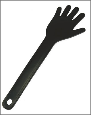 Hand Shaped Whip with Inside Metal Strip