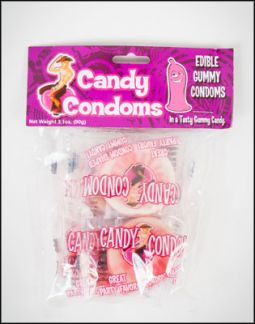 Candy Condoms Edible Gummy Condoms 4 Each Per Pack
