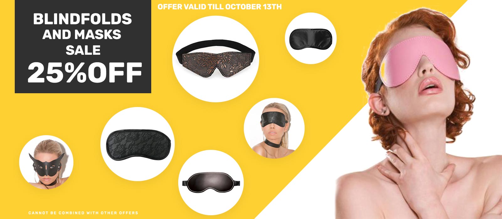 Bdsm blindfold and mask sale