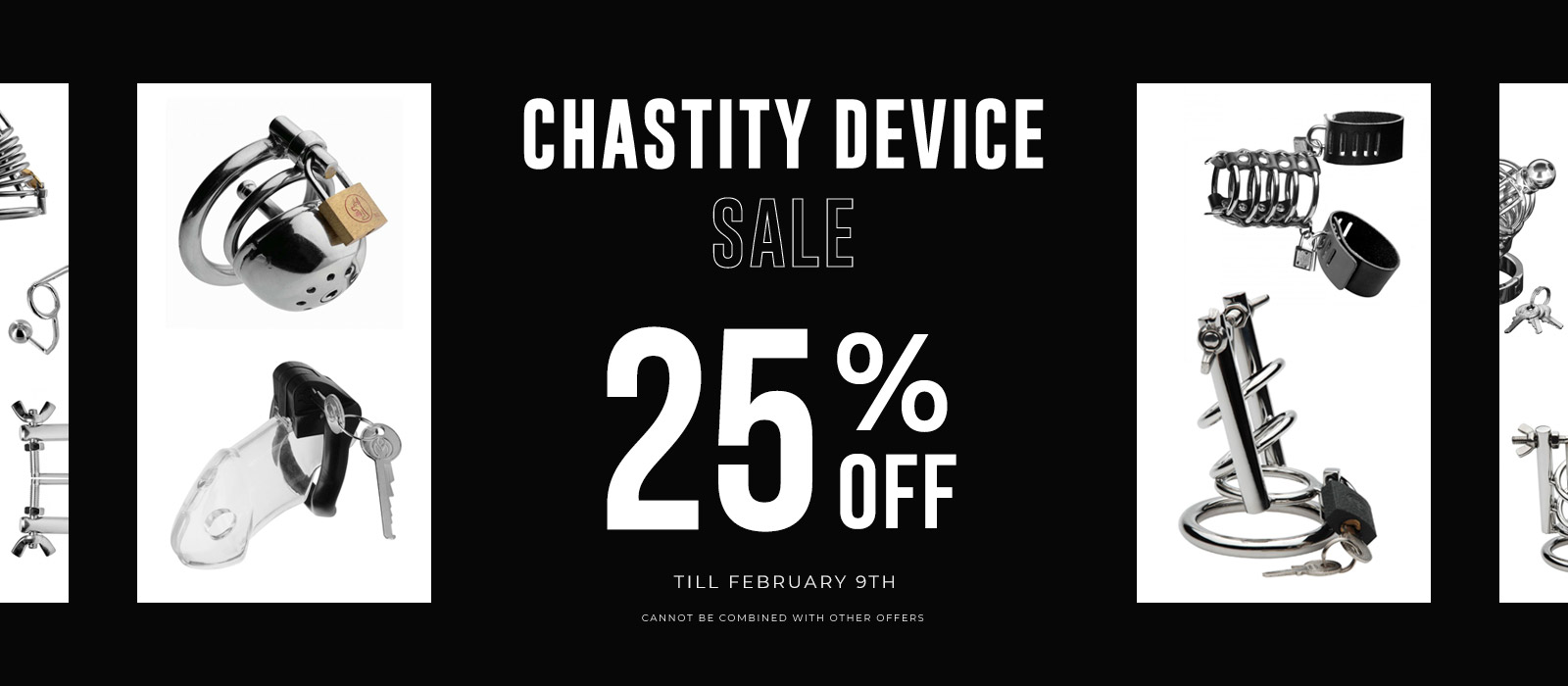 Chastity Device Sale 25% off