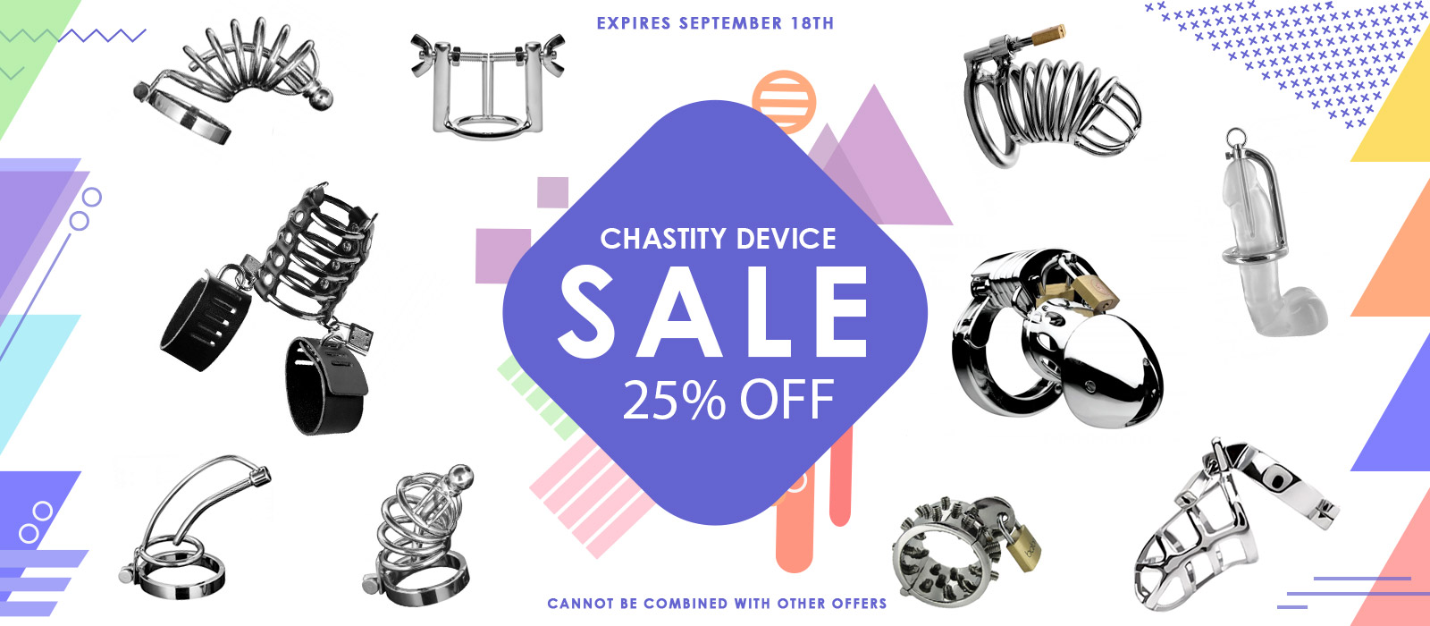 Chastity Device Sale 25% off