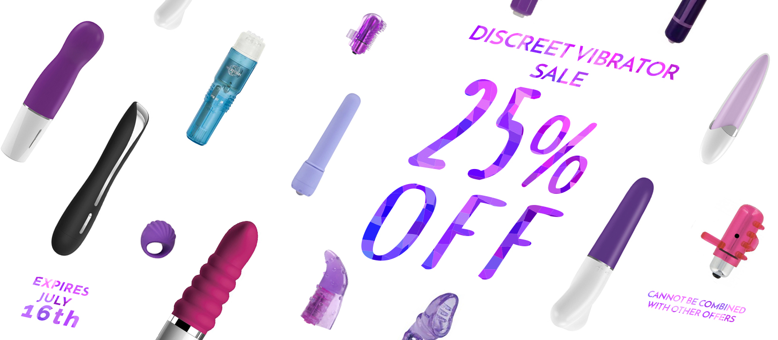 25% off discreet vibrator sale