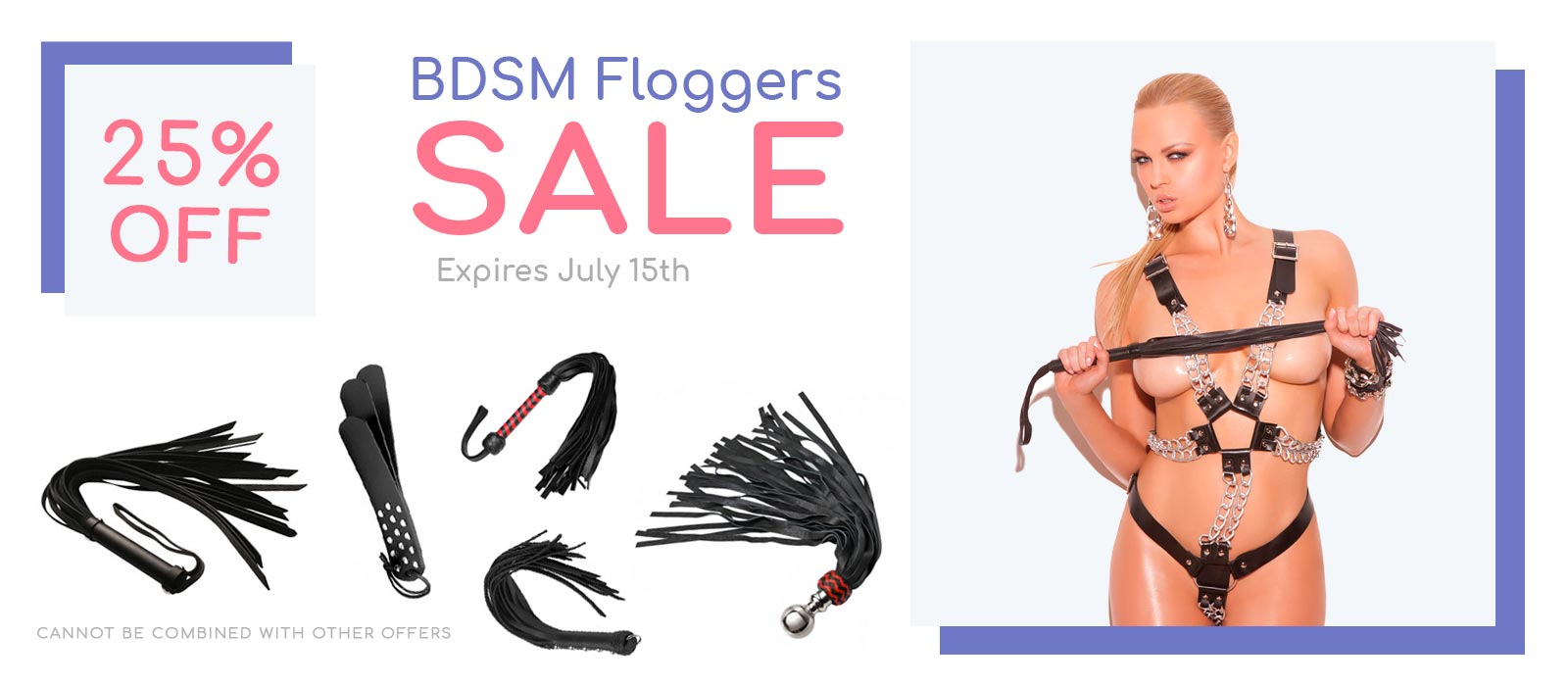 Bondage Fetish Store Flogger Sale Flogger Sale
