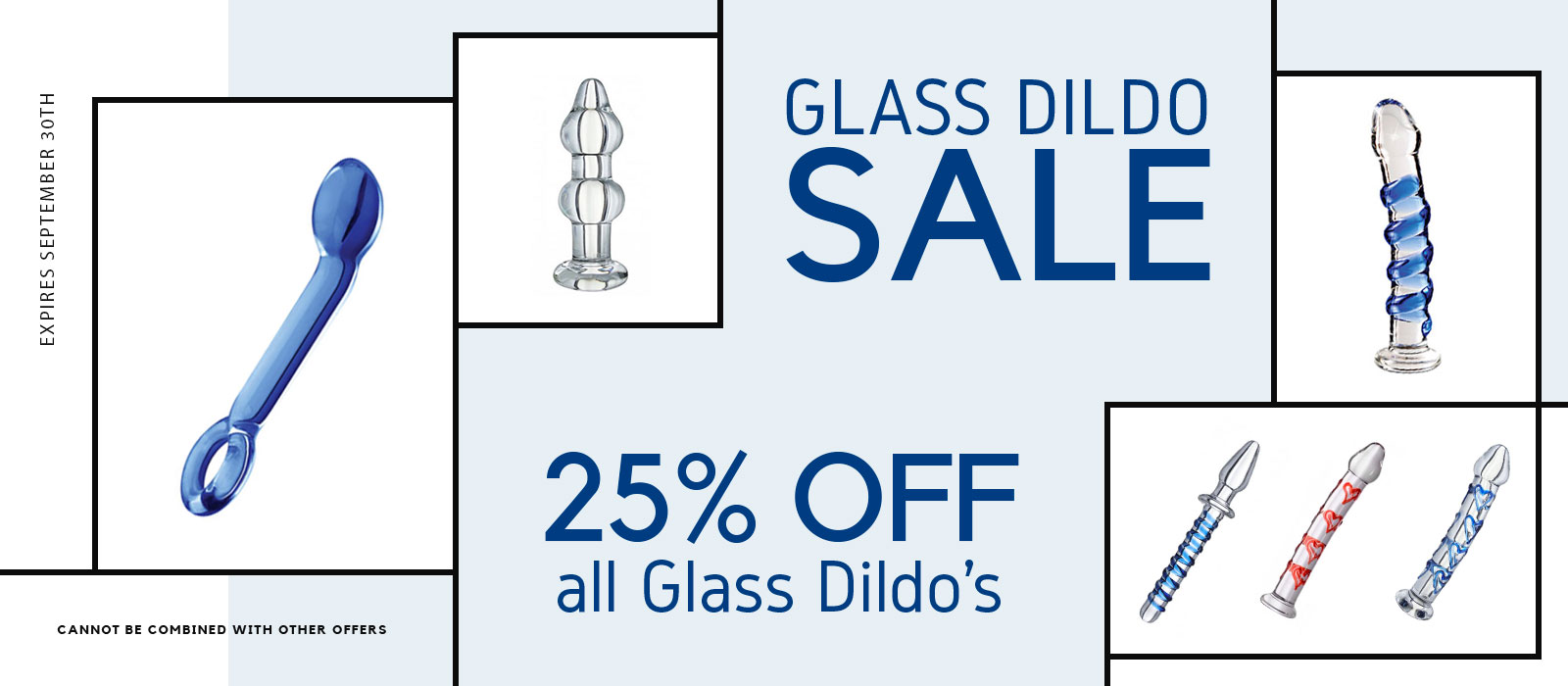 25% off Glass Dildo Sale