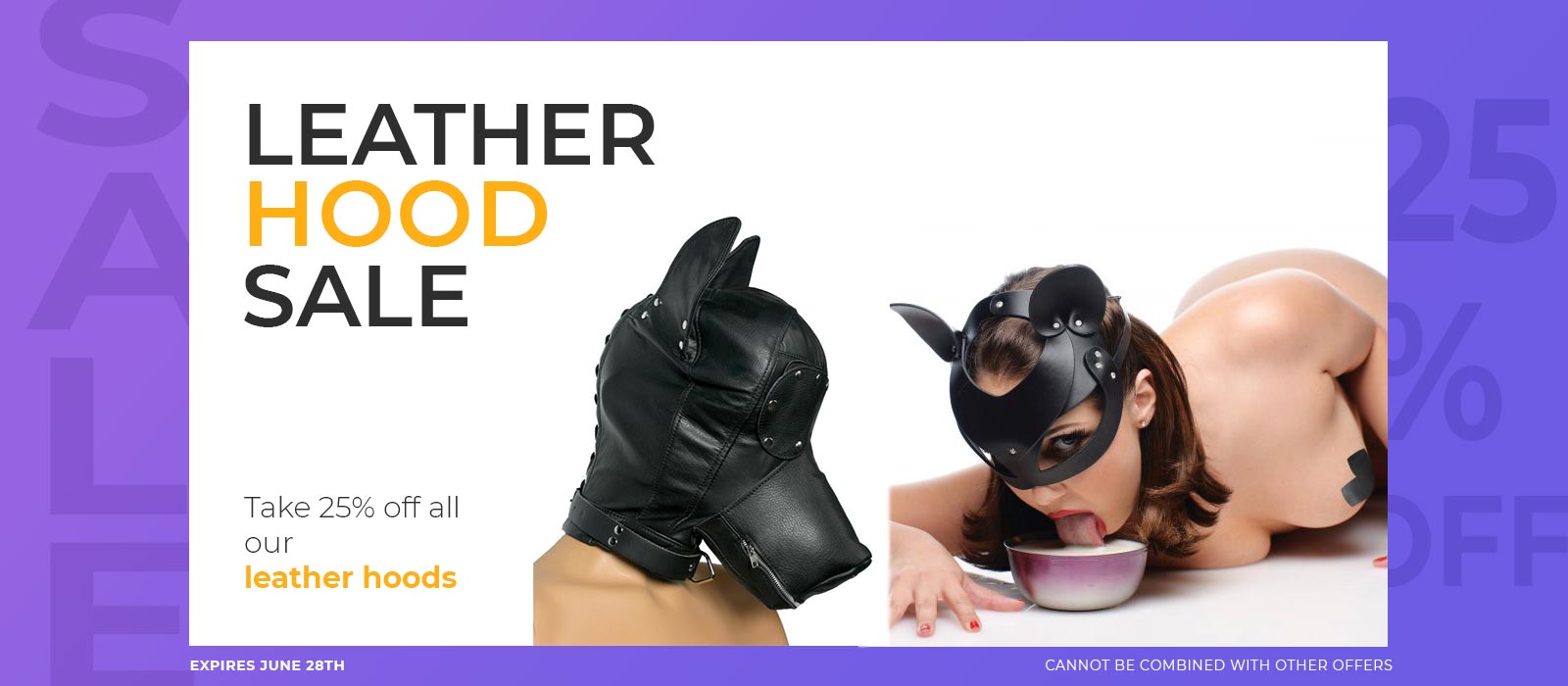 leather bondage hood sale