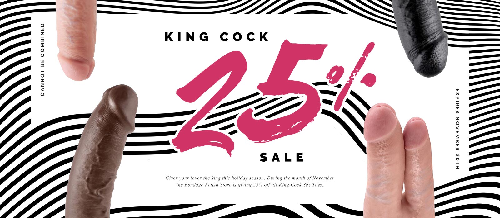 King Cock 25% off sale