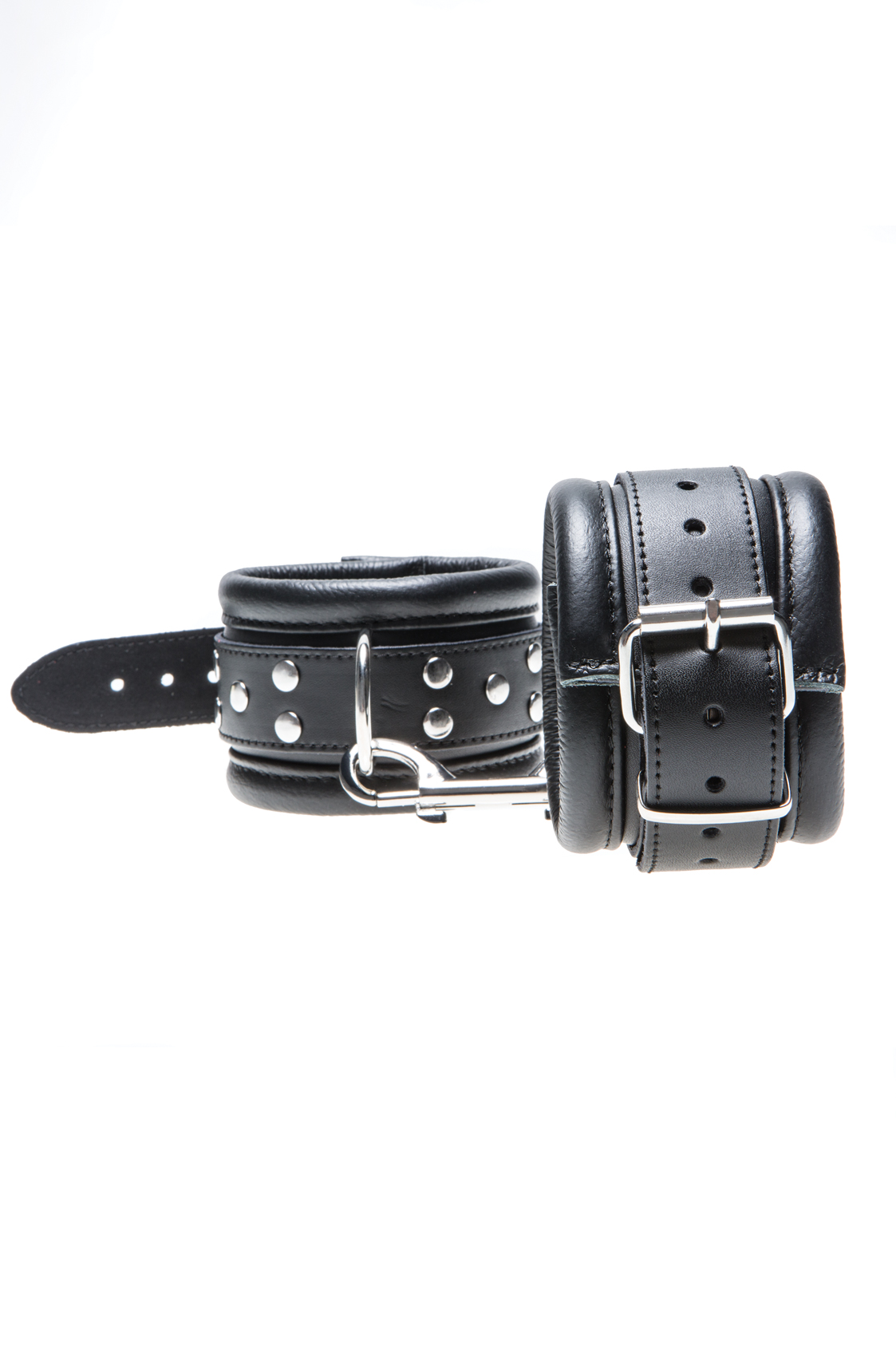 Triple-X+Leather+Ankle+Cuffs