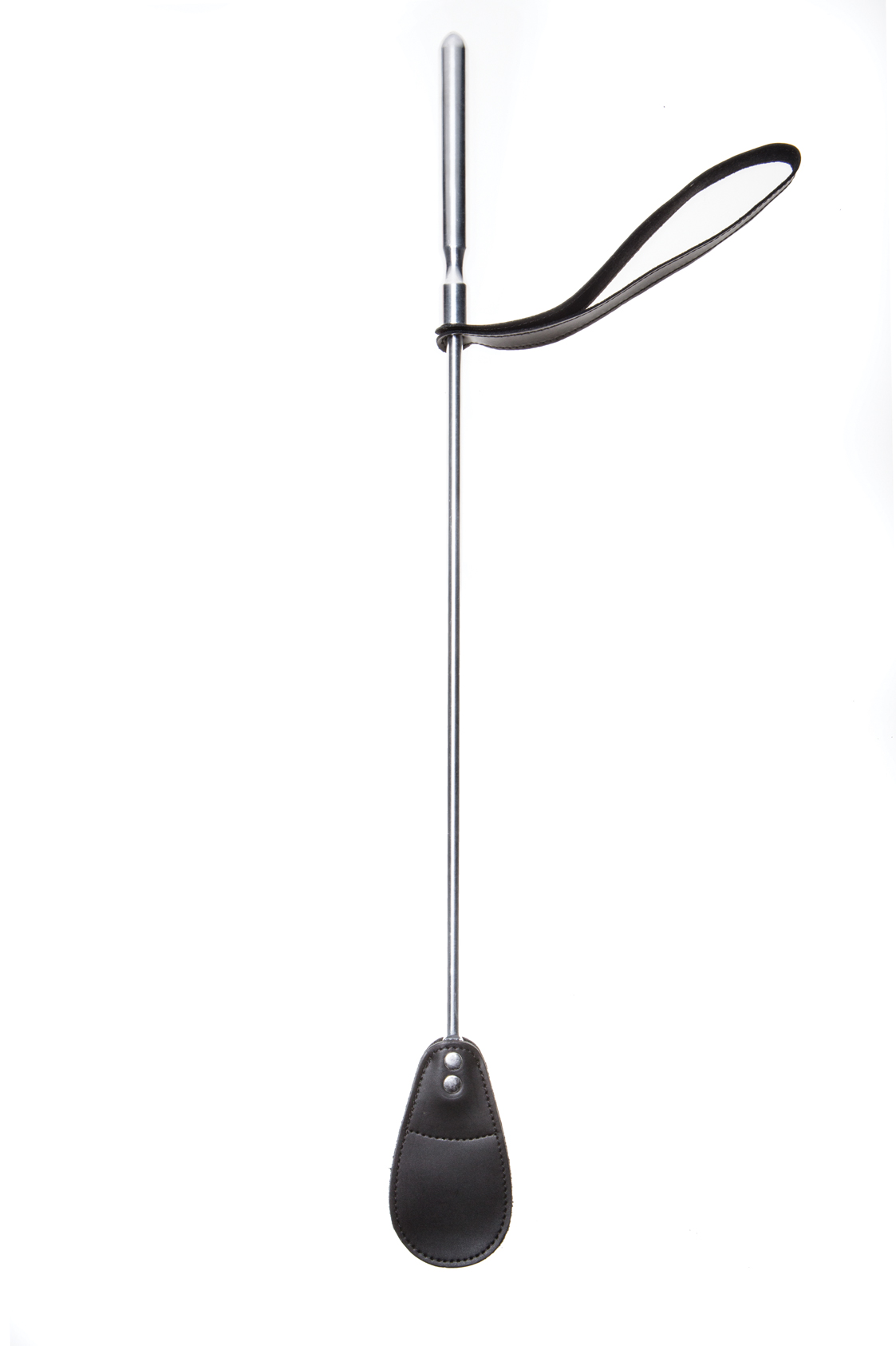 Triple-X+Leather+Crop+with+Metal+Handle