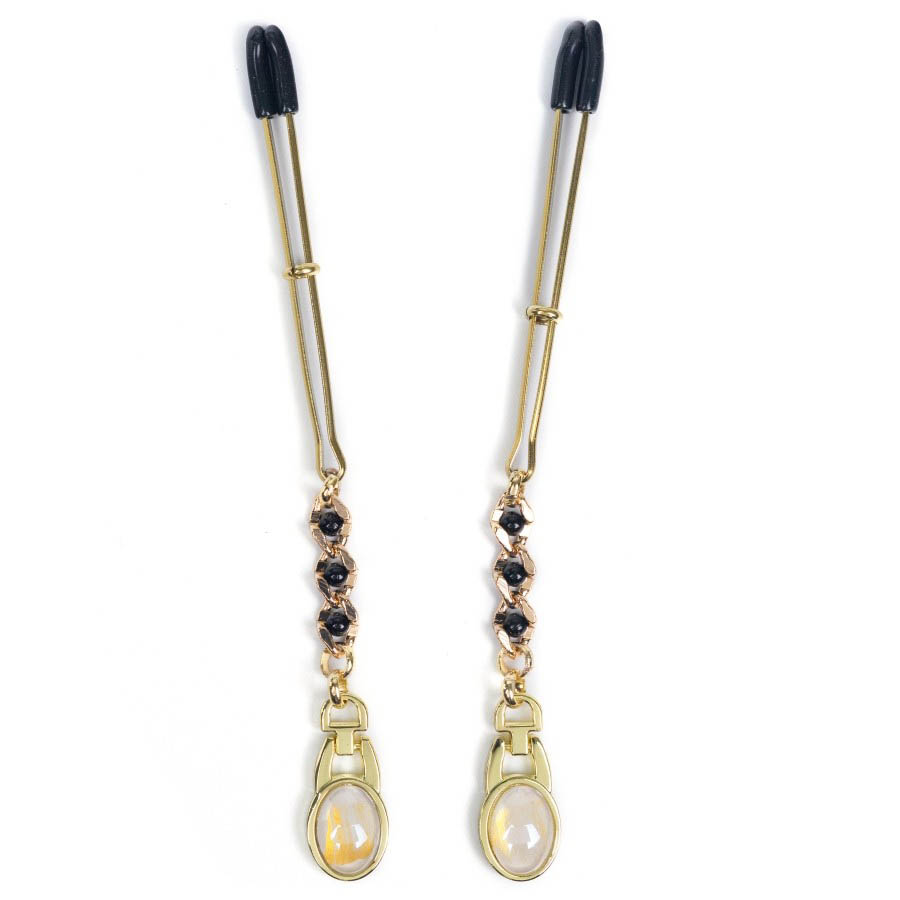 Tweezer+Nipple+Clamp+with+Pearl+Drop+Pendant