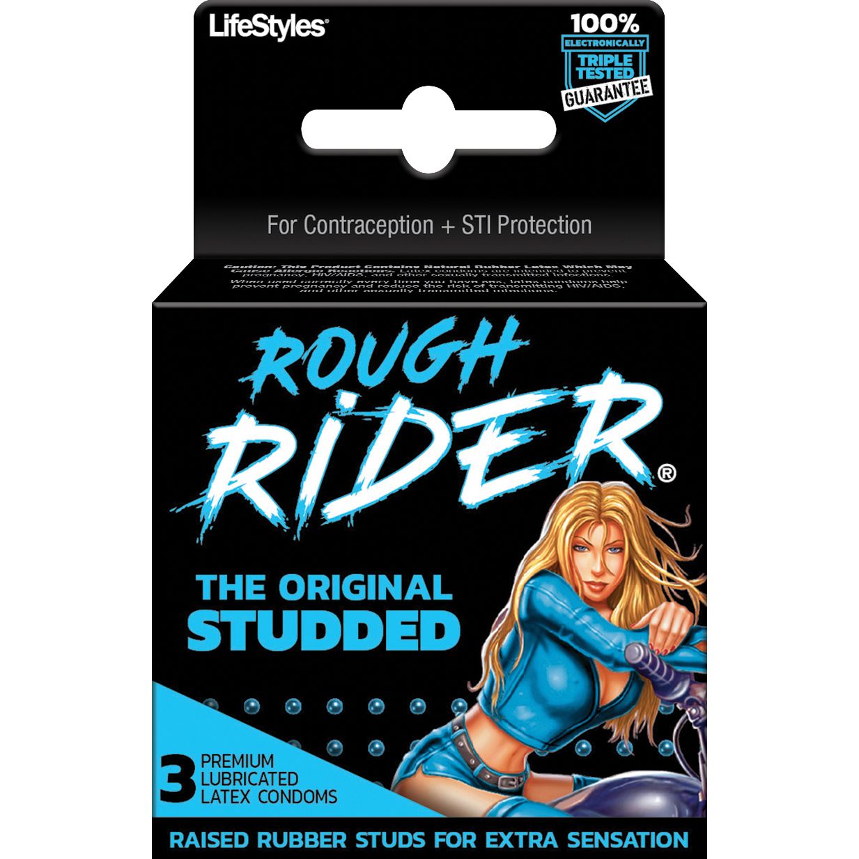 Rough+Rider+Original+Studded+3%27s+Condoms