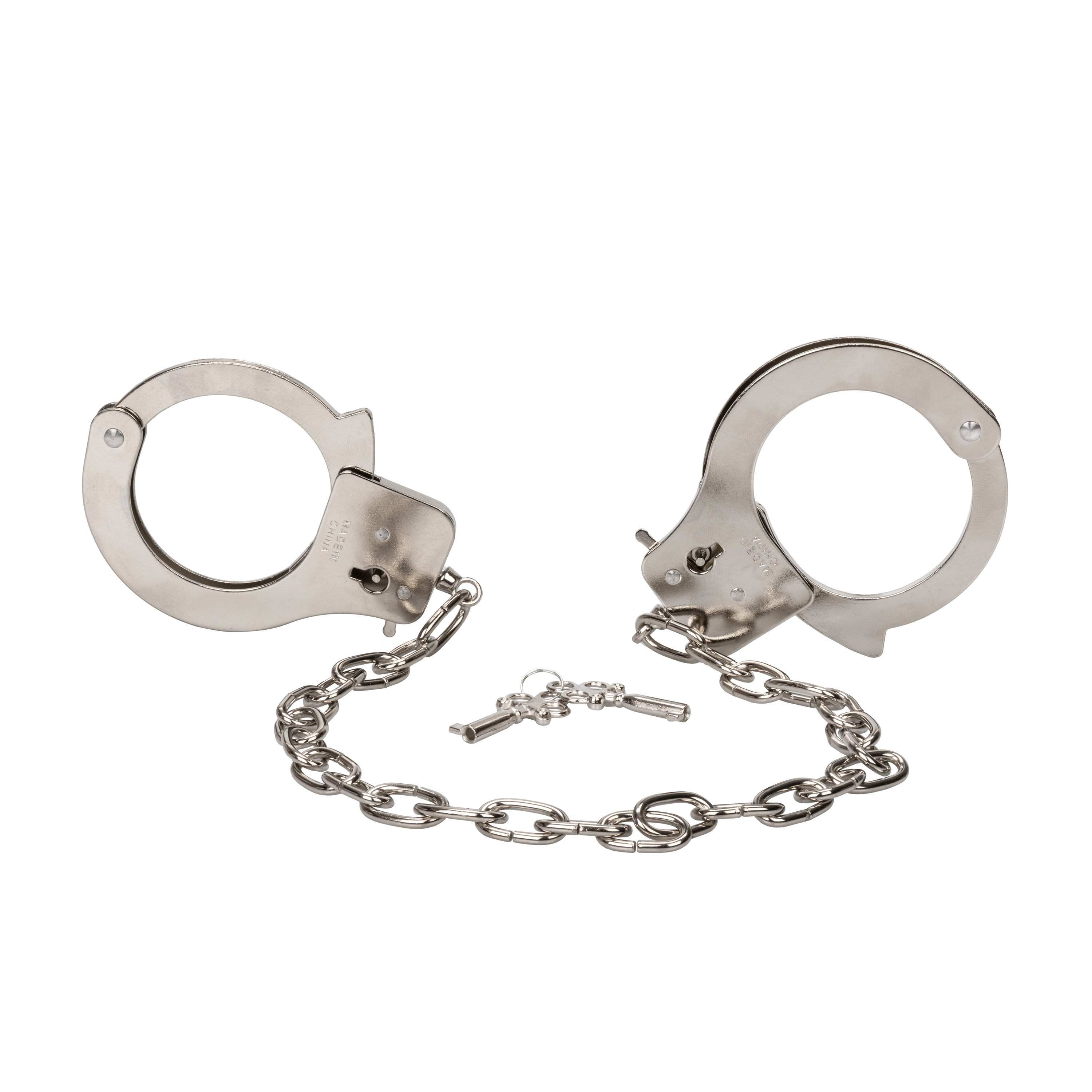 Chrome+Hand+Cuffs+with+19+Inch+Chain