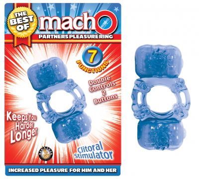 The Best Of Macho Partners Dual Vibe Pleasure Ring Waterproof