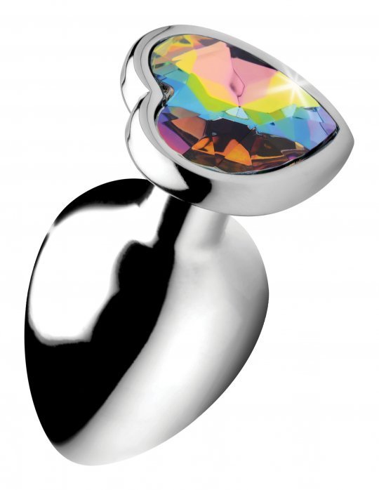 Rainbow+Prism+Heart+Anal+Plug