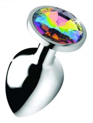 Rainbow Prism Gem Anal Plug