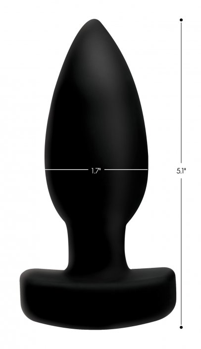 The+Taper+10X+Smooth+Silicone+Vibrating+Butt+Plug