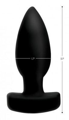 The Taper 10X Smooth Silicone Vibrating Butt Plug