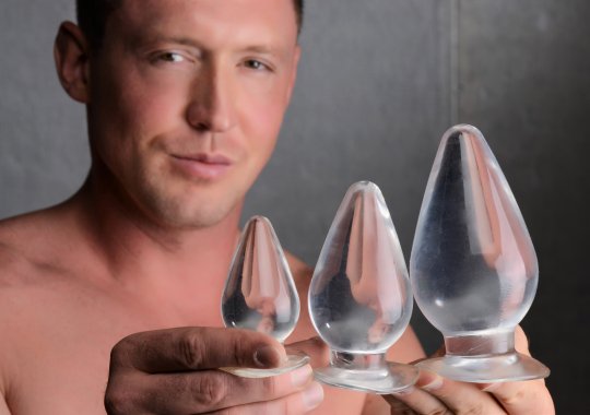 Triple+Cones+3+Piece+Anal+Plug+Set