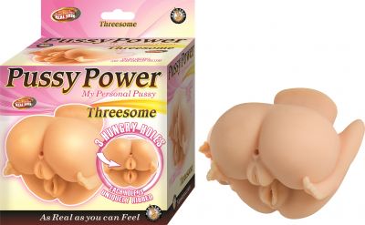 Pussy Power My Personal Pussy Threesome 3 Hungry Holes Waterproof