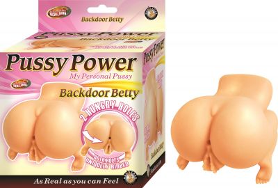 Pussy Power Backdoor Betty Personal Pussy And Ass Masturbator Waterproof