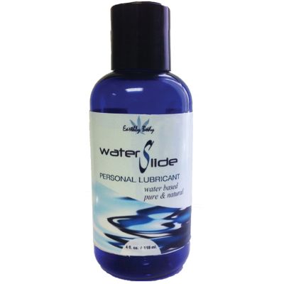 Earthly Body Water Slide Water Based Personal Moisturizer 4oz