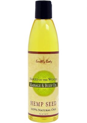 Earthly Body Hemp Seed Massage And Body Oil 8oz