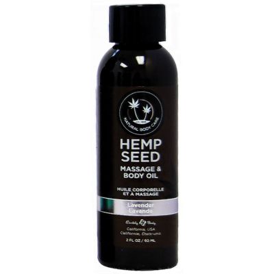 Earthly Body Hemp Seed Massage And Body Oil 8oz