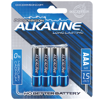 Doc Johnson Alkaline Batteries AAA (4 Pack)