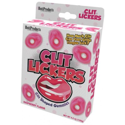 Clit Lickers Clit Shaped Gummies Strawberry Flavored