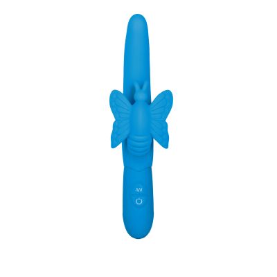Posh 10 Function Silicone Fluttering Butterfly Dual Motor Vibe Waterproof 4.5 inch