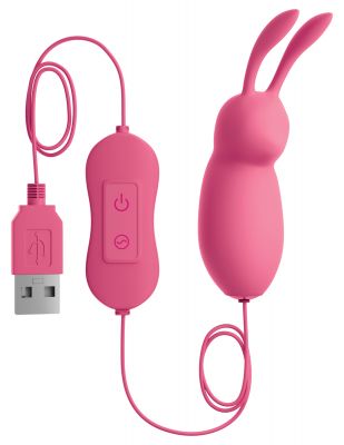 OMG! Bullets Cute USB-Powered Silicone Vibrating Bullet