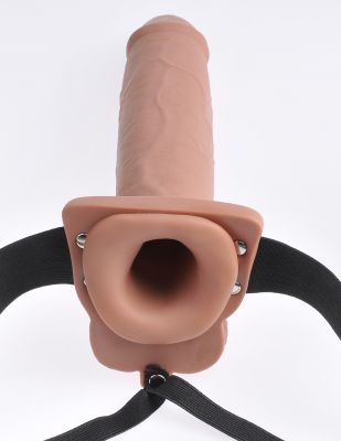 Fetish Fantasy Series Rechargeable Hollow Strap-on Dildo And Harness With Wireless Remote Control 10