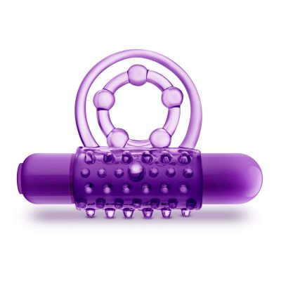 Play with Me The Player Vibrating Double Strap Cock Ring
