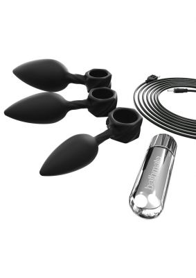 Bathmate Anal Training Vibrating Plugs Kit (4 pieces)