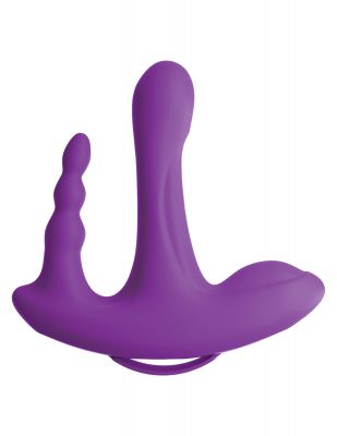 Threesome Rock N Ride Silicone Rechargeable Vibrator