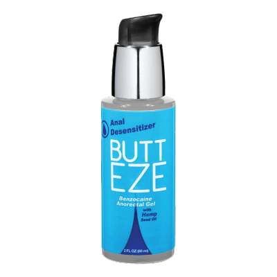 Butt Eze Anal Desensitizer With Benzocaine and Hemp Seed Oil 2.0 oz