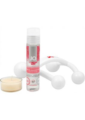 JO All-In-One Massage 3 in 1 Warming Kit